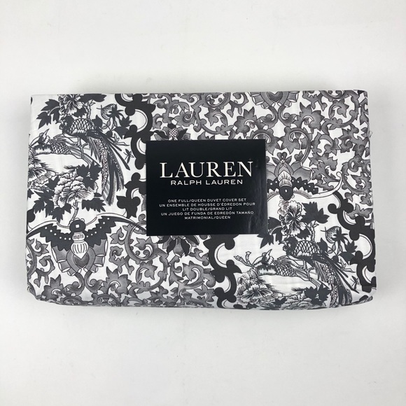 Ralph Lauren Duvet Set Porcelain Tamarind Bird - Picture 8 of 8